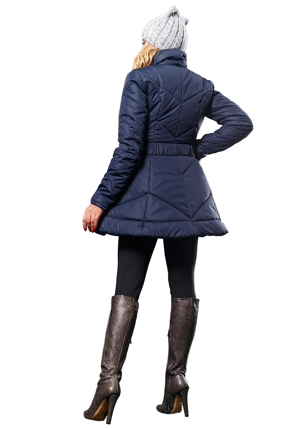 Темно-синяя зимняя куртка ST-Seventeen