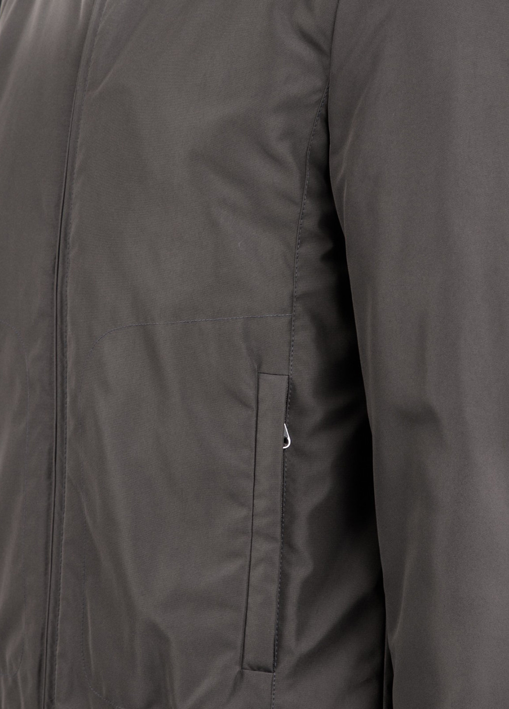Темно-сіра демісезонна куртка Geox