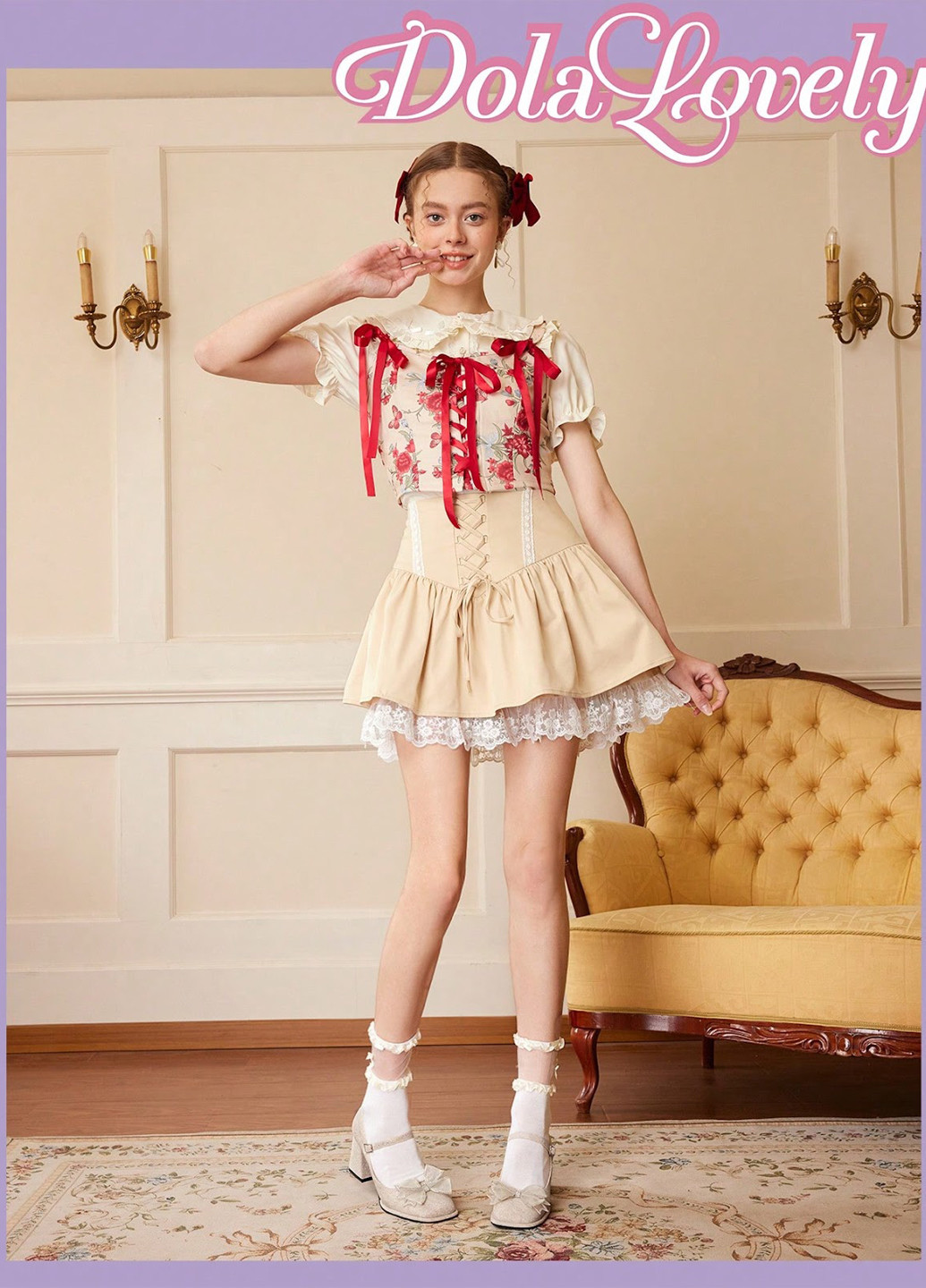 SHEIN Туфли мери джейн бежевый з полиуретан, искусственная кожа, китай — демисезон (329821514)