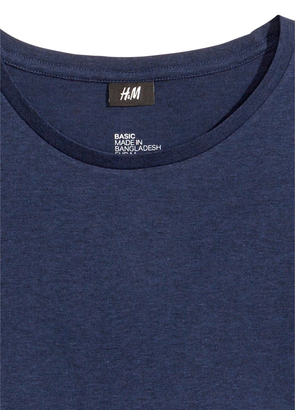 Темно-синя футболка H&M