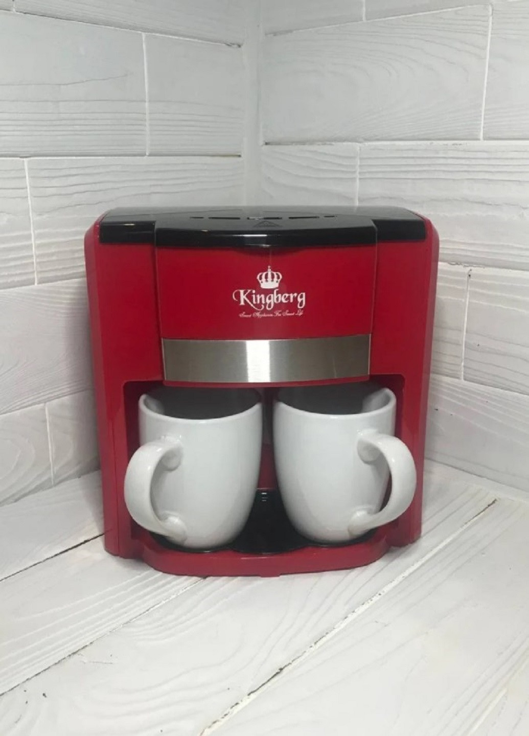 Капельная кофеварка kb 1991 на 2 чашки VTech (253319205)