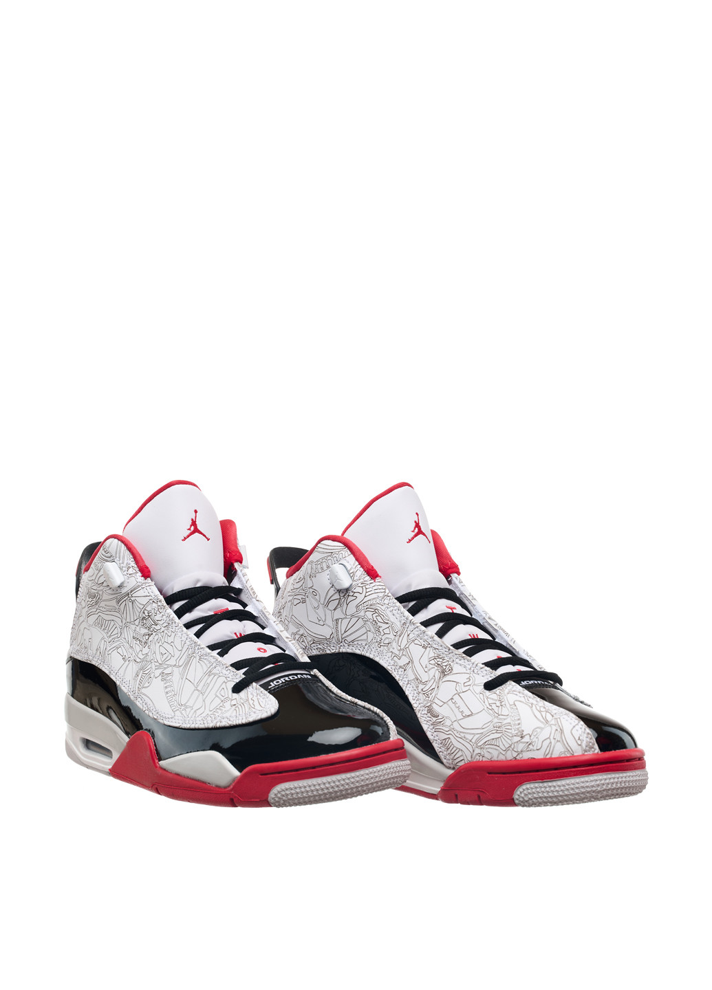 Цветные демисезонные кроссовки 311046-160_2024 Jordan DUB ZERO
