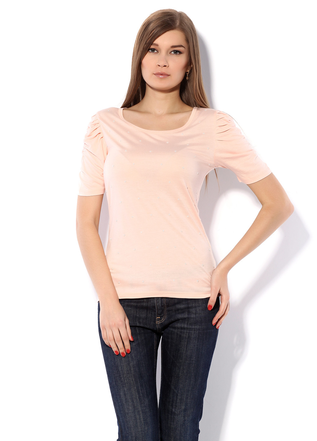 Світло-рожева літня футболка Madoc