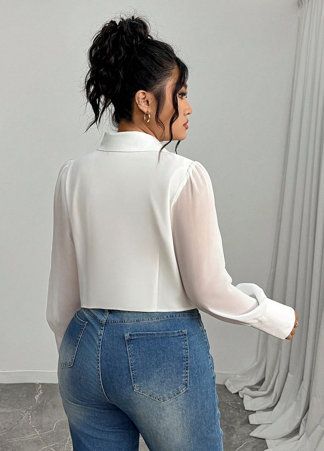 Белая блуза SHEIN