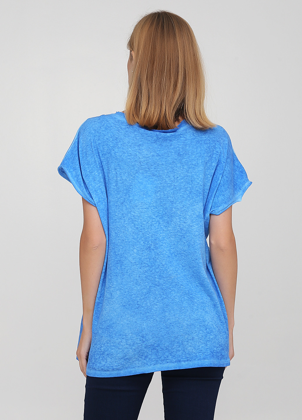 Синя літня футболка Made in Italy
