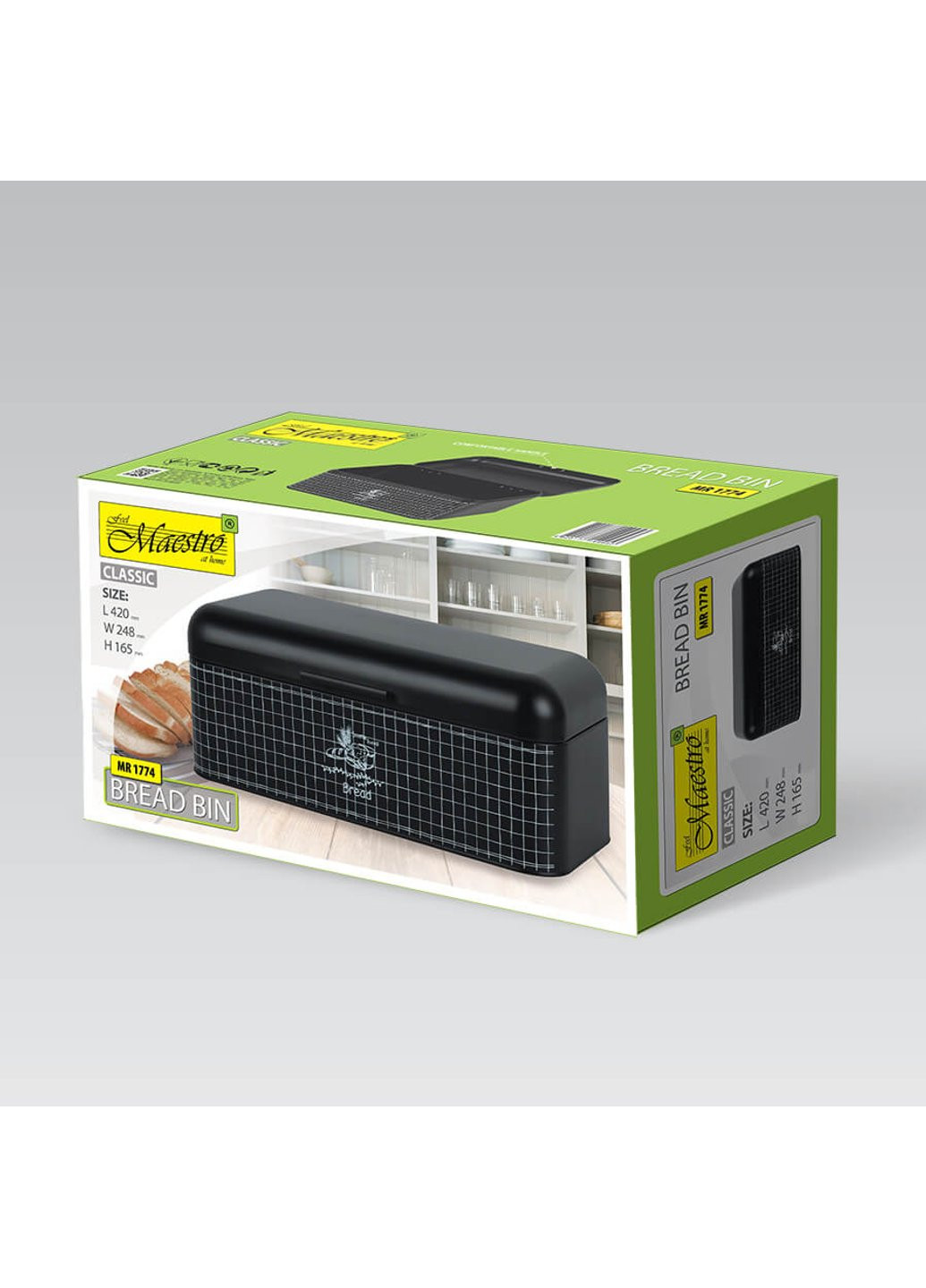 Хлібниця MR-1774 42х24, 8х16, 5 cм Maestro (254861165)