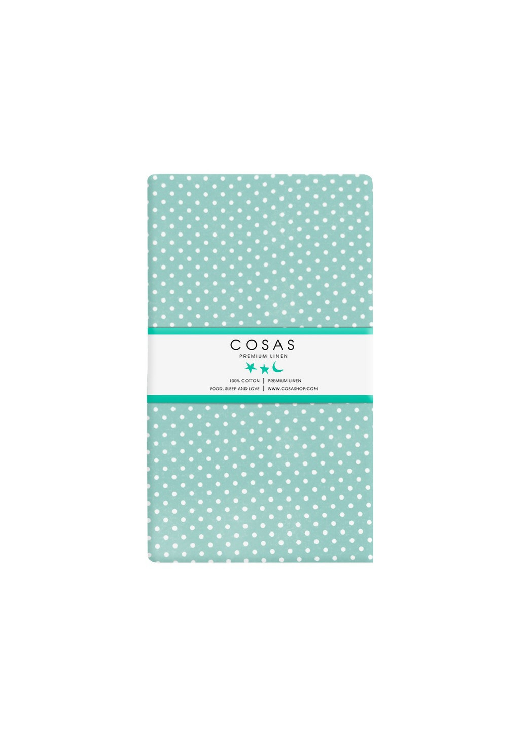 Простыни евро набор ROSE / DOTS MINT 220х240 см (2 шт) Cosas (250459875)