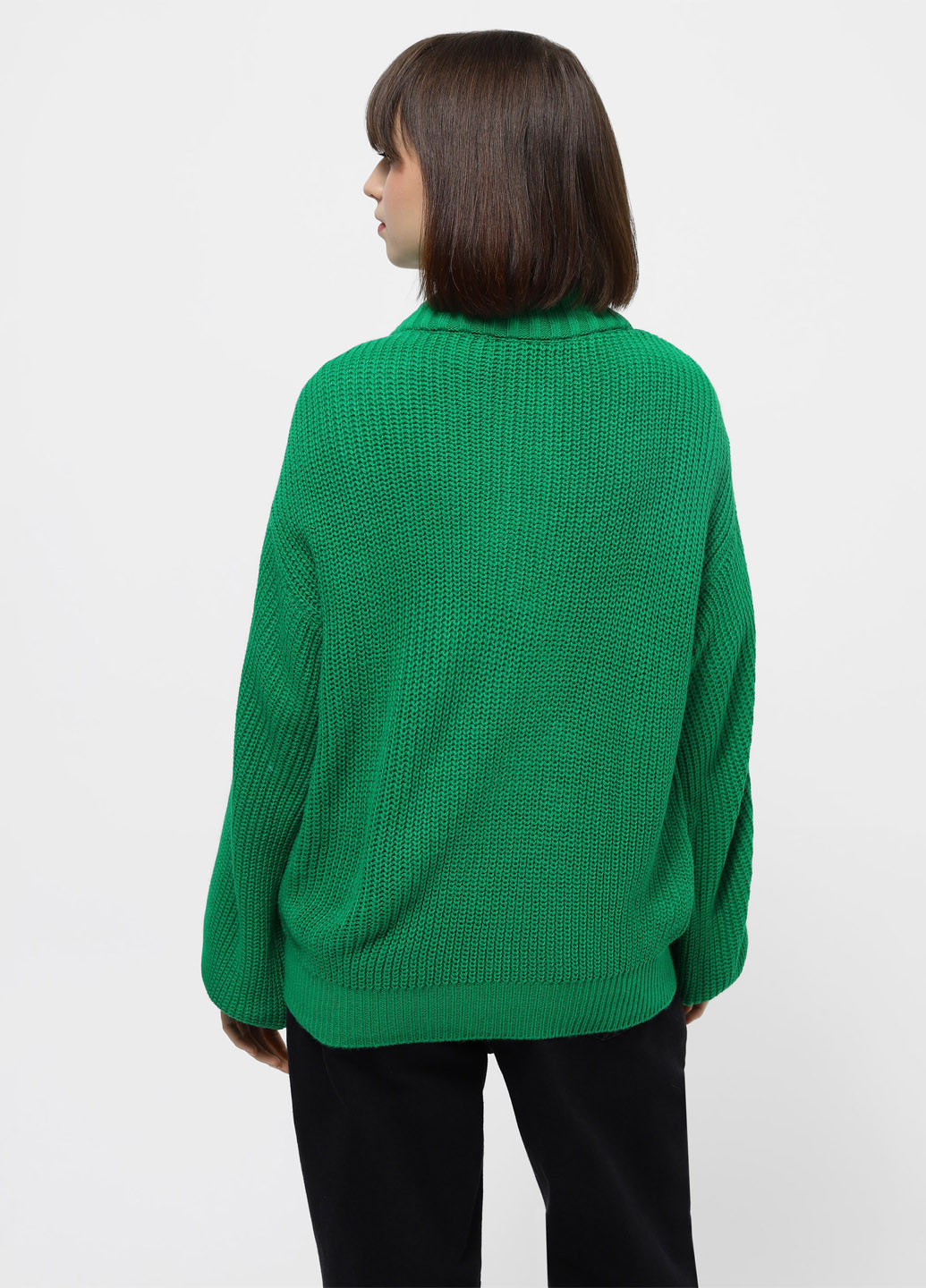 Зеленый демисезонный кофта Trend Alacati Stili