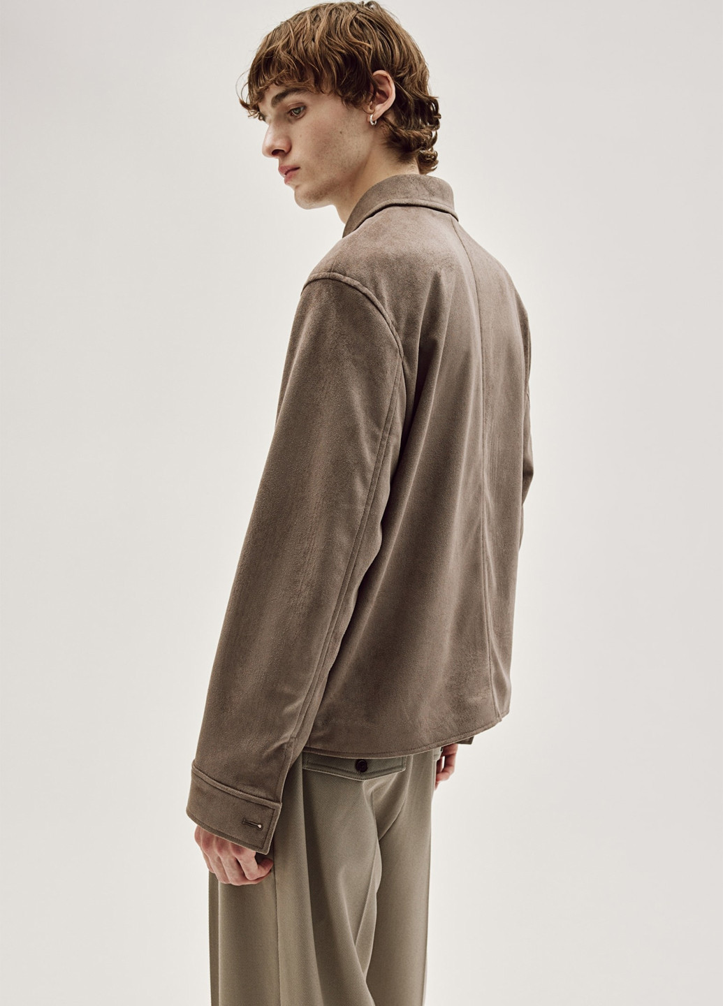 Коричневая демисезонная куртка H&M