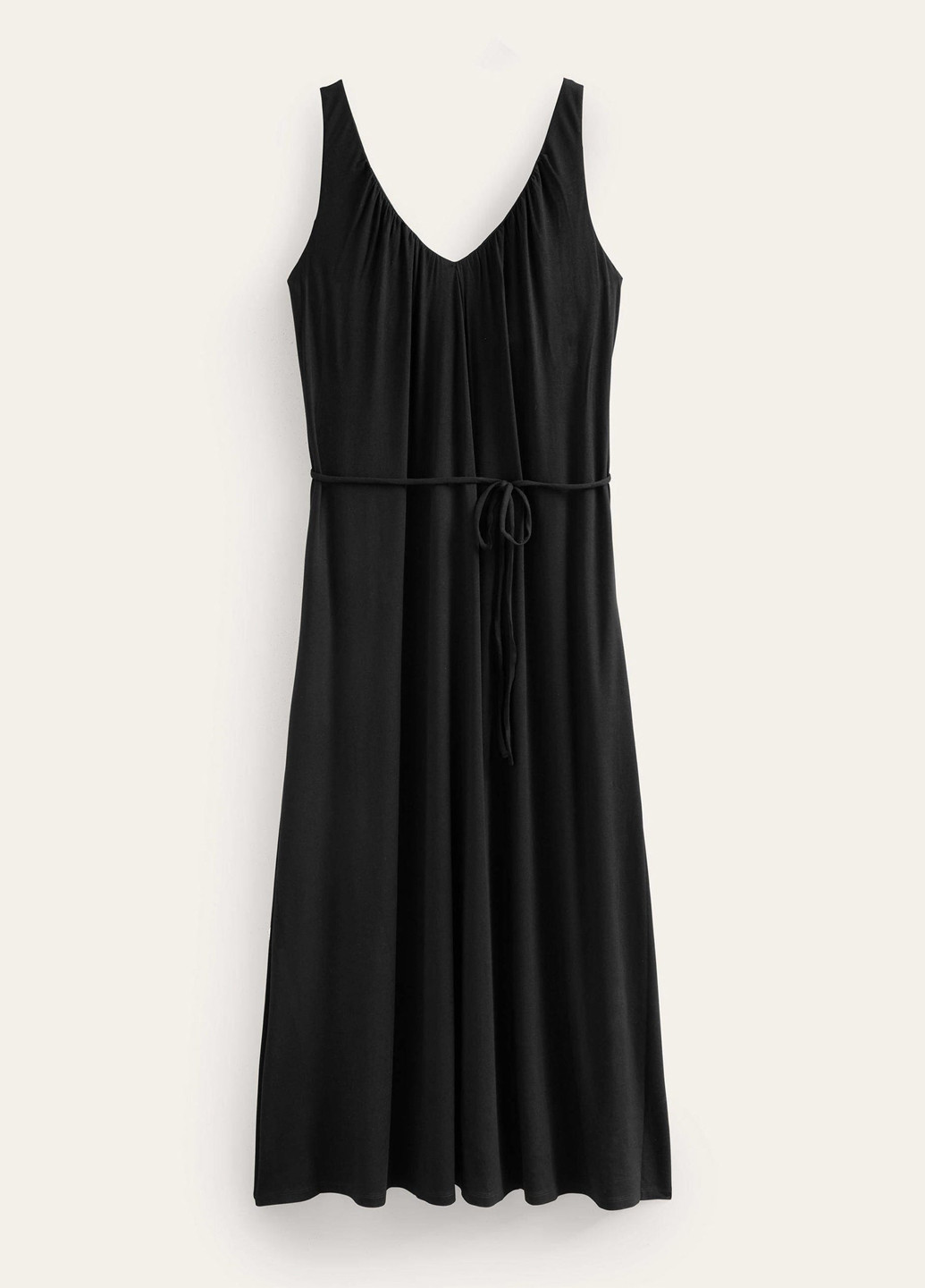 Черное кэжуал платье платье-майка Boden однотонное