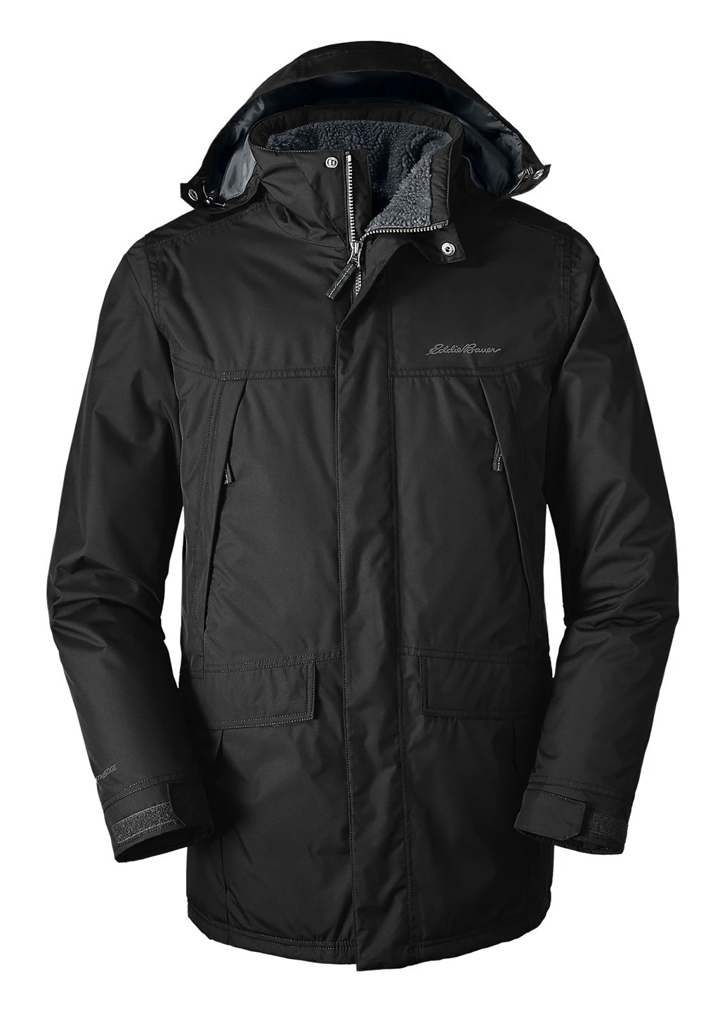 Чорна зимня куртка Eddie Bauer
