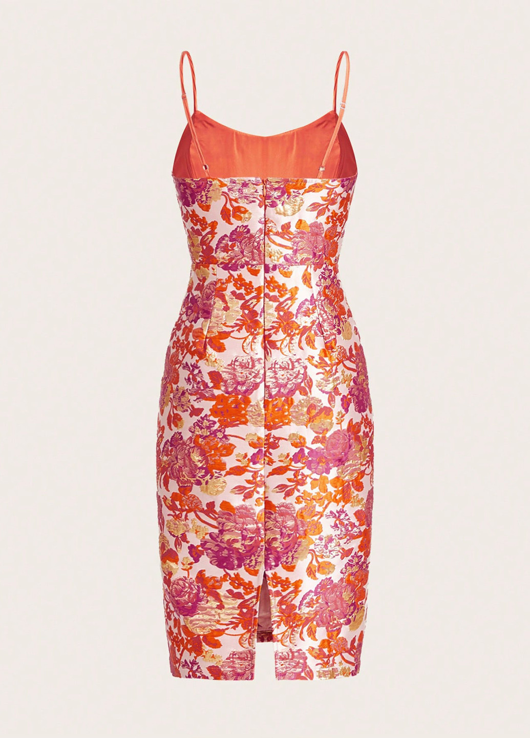 Комбінована коктейльна сукня силуетна SHEIN з квітковим принтом