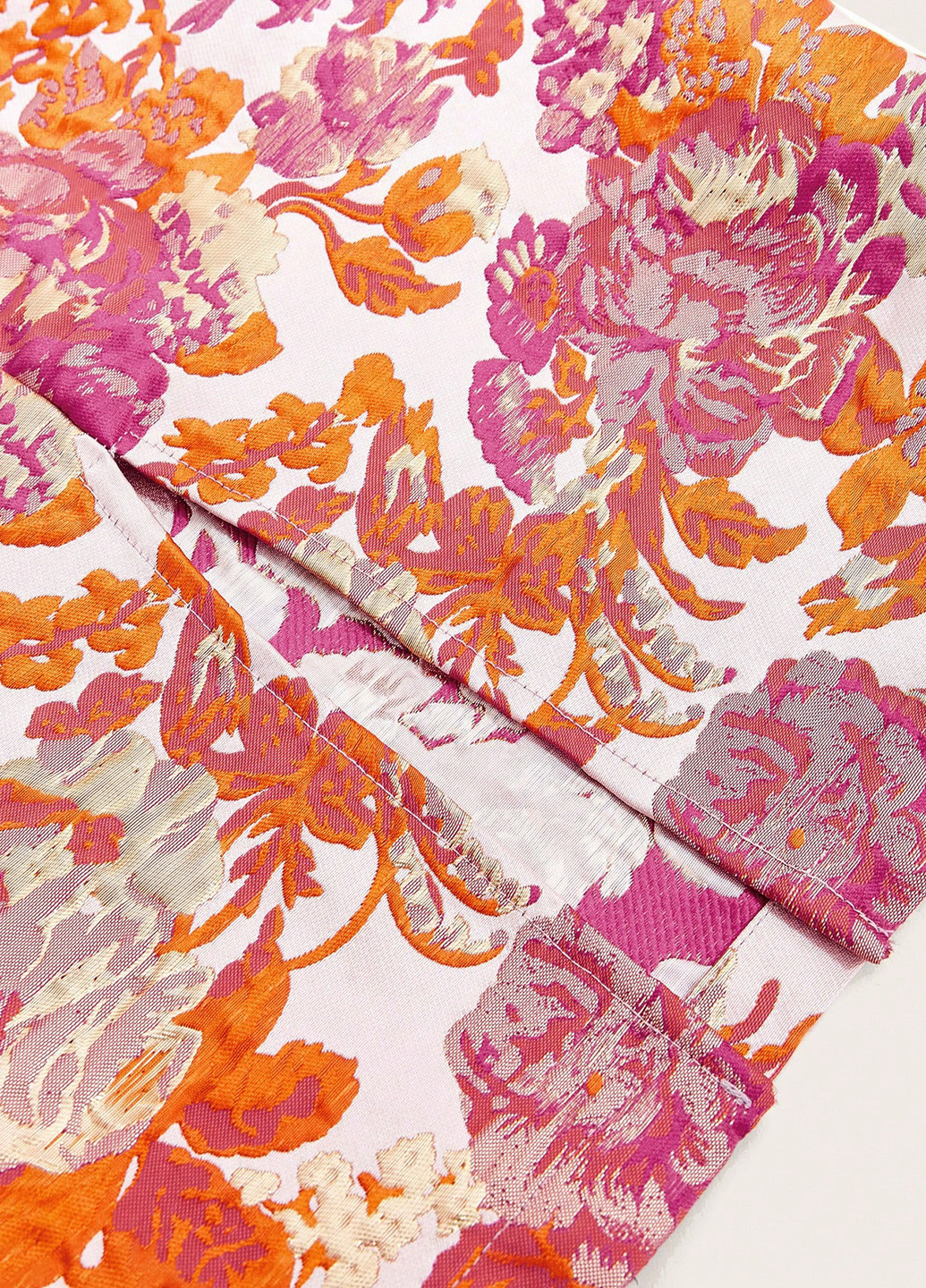 Комбінована коктейльна сукня силуетна SHEIN з квітковим принтом