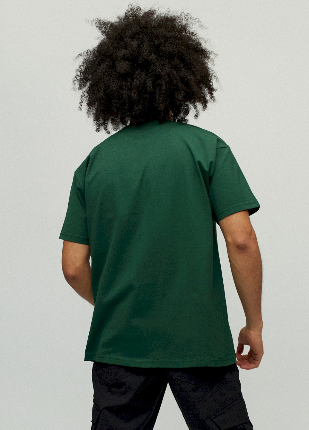 Темно-зеленая футболка мужская YAPPI