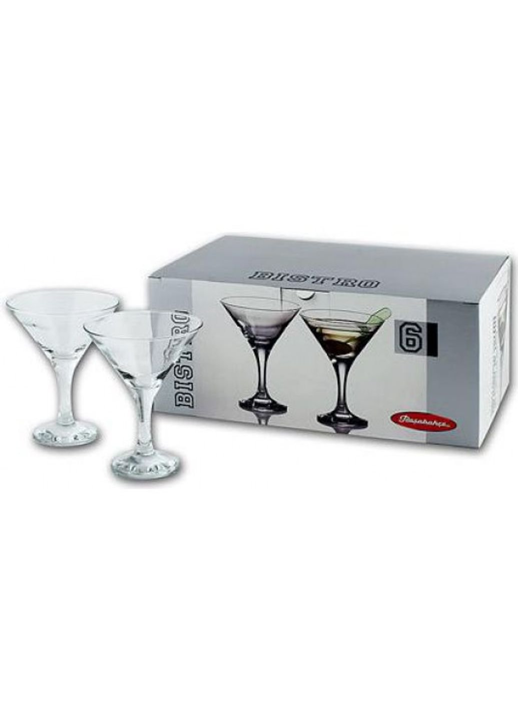 Бокалы для мартини 6 шт Bistro 44410 Pasabahce (253583681)