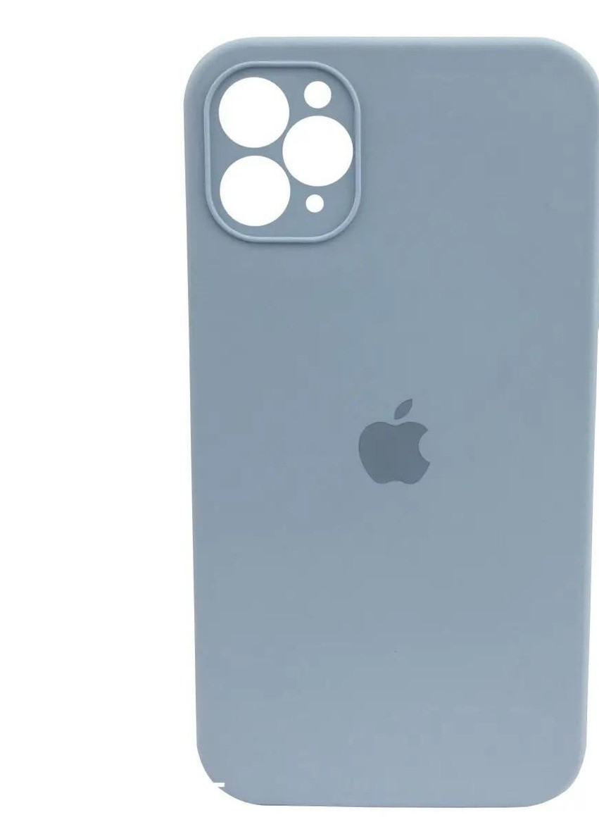 Силиконовый Чехол Накладка с Квадратными Бортиками Silicone Case для iPhone 11 Pro Max Lilac Cream No Brand (254255663)