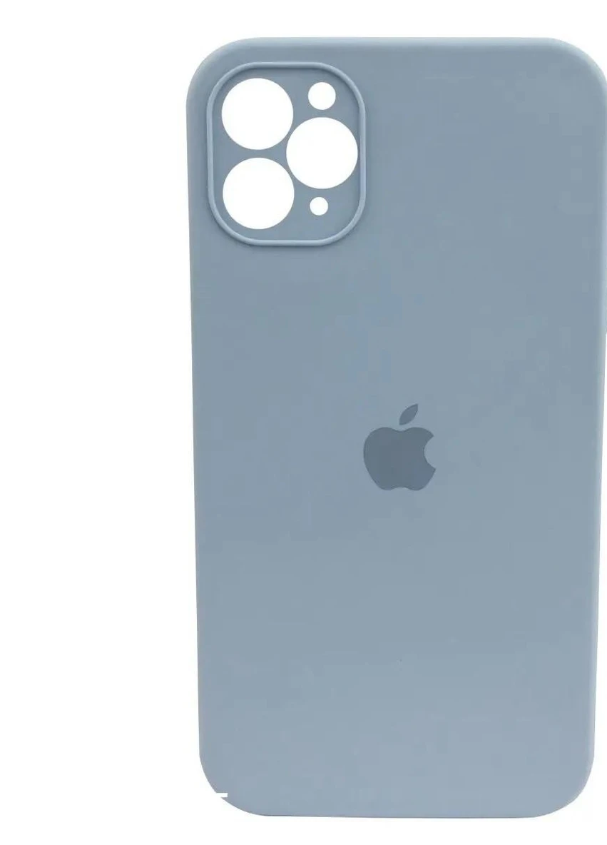 Силиконовый чехол с квадратными бортиками для iPhone 11 Pro Max Lilac No Brand (254255663)