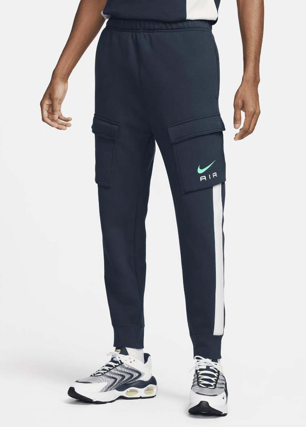 Штани FN7693-410 Nike Men's Fleece Cargo Trousers (321974475)