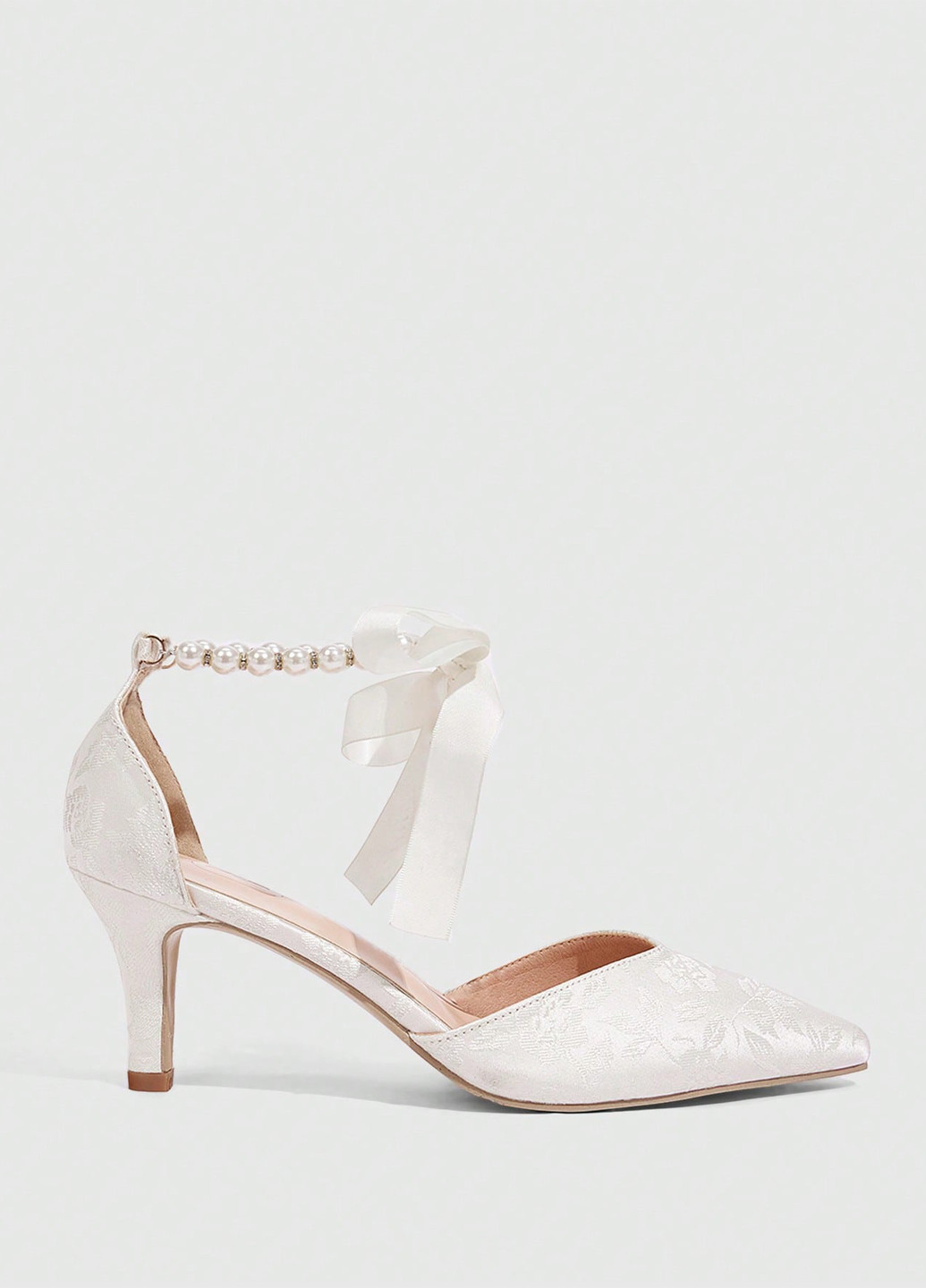 SHEIN Туфли д'орсей молочный з искусственная кожа, текстиль, китай — лето (341250550)