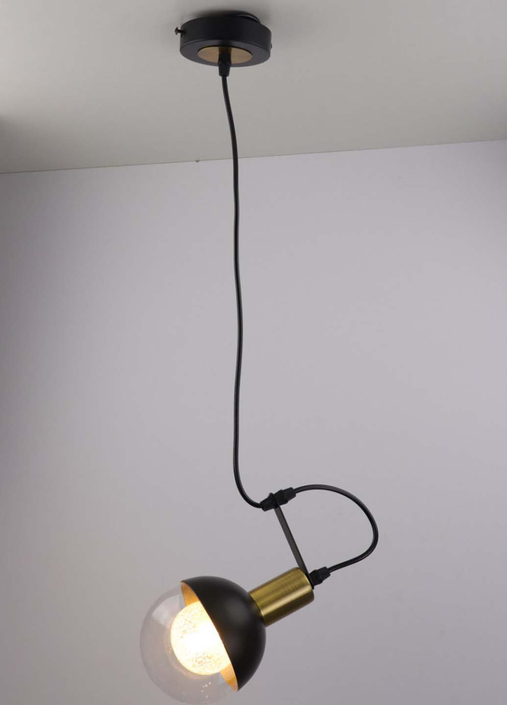 Люстра стельова підвісна в стилі LOFT (лофт) ZL1341 / 1 Чорний 30х11х15 см. Handmade (234539761)