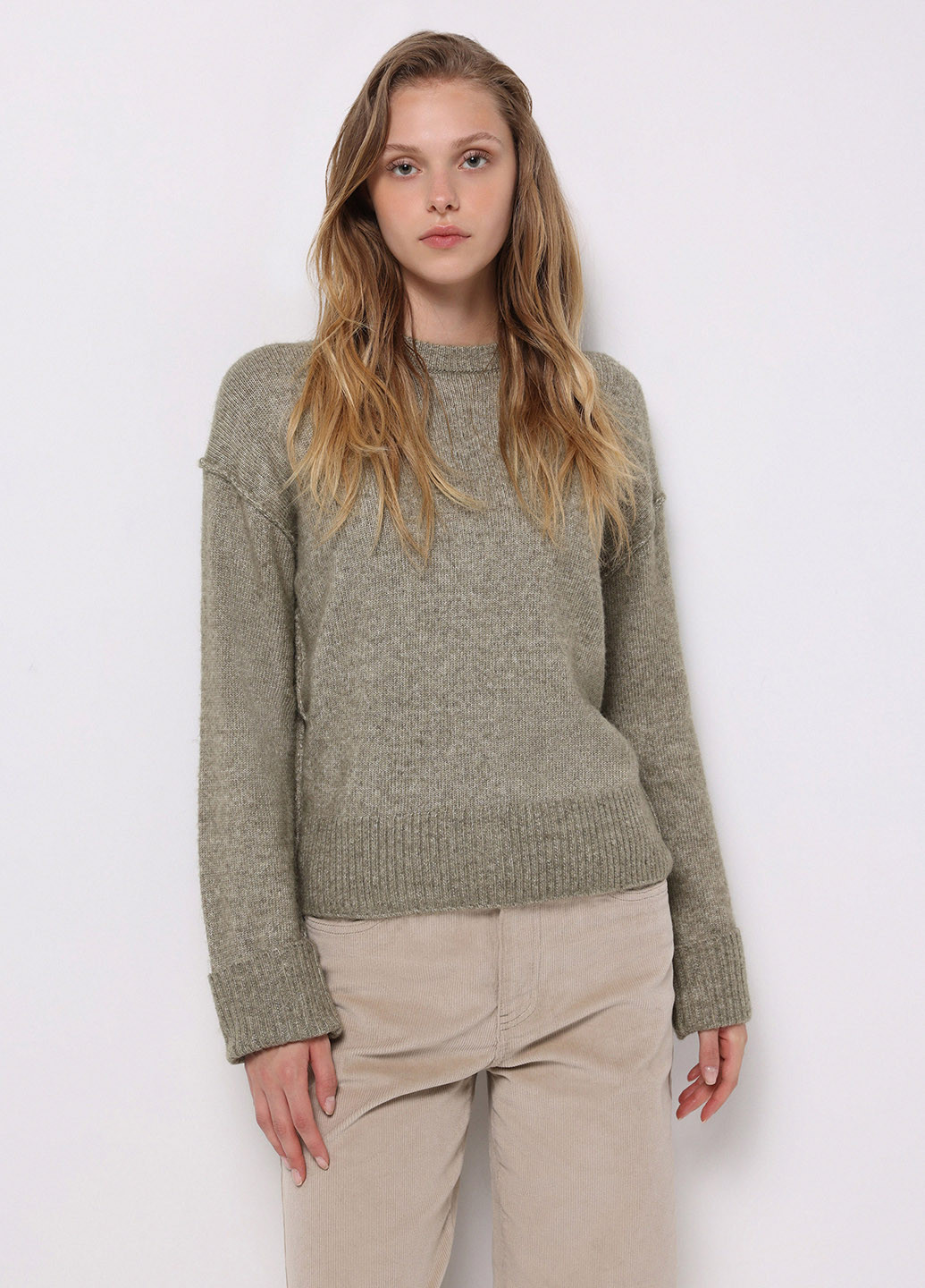 Серый зимний джемпер джемпер Colin's