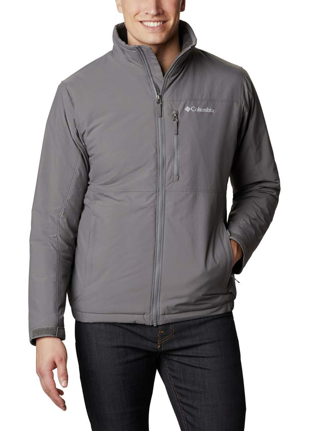Сіра демісезонна куртка Columbia