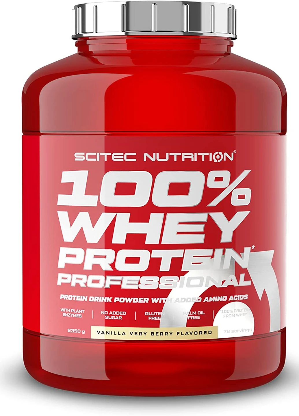 Протеин 100% Whey Protein Professional 2350 g (Vanilla very berry) Scitec Nutrition (256522719)