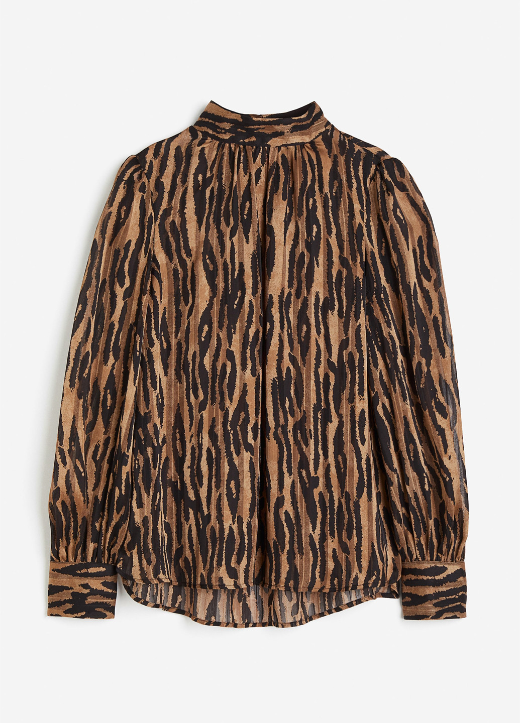 Темно-бежевая блуза H&M