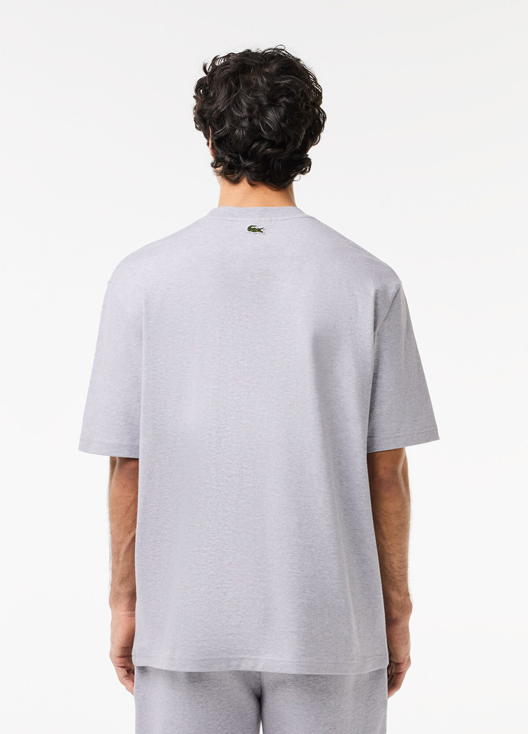 Сіра футболка Lacoste
