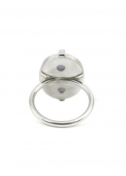 Эксклюзивное Сапфирин, серебро, 18,5 размер Fursa fashion кольцо (254255916)