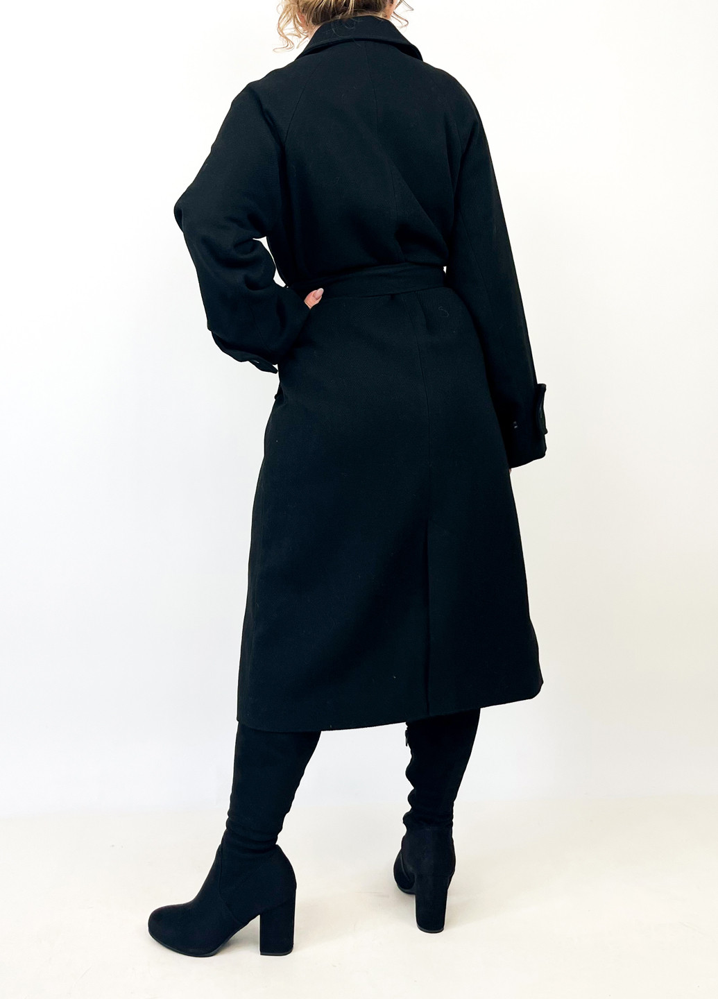 Чорне демісезонне Пальто однобортне Monki