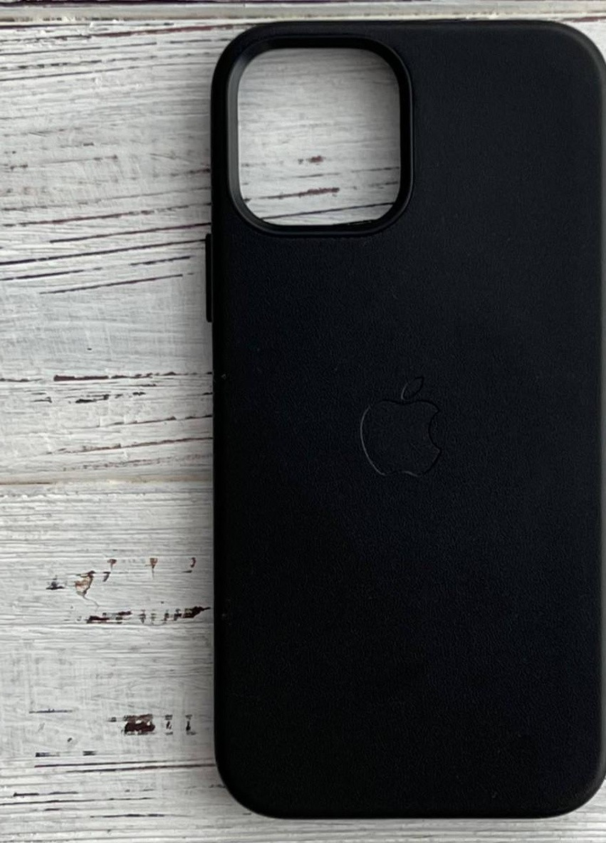 Кожаный Чехол Накладка Leather Case (AA) with MagSafe Для IPhone 13 Pro Max Black No Brand (254091408)