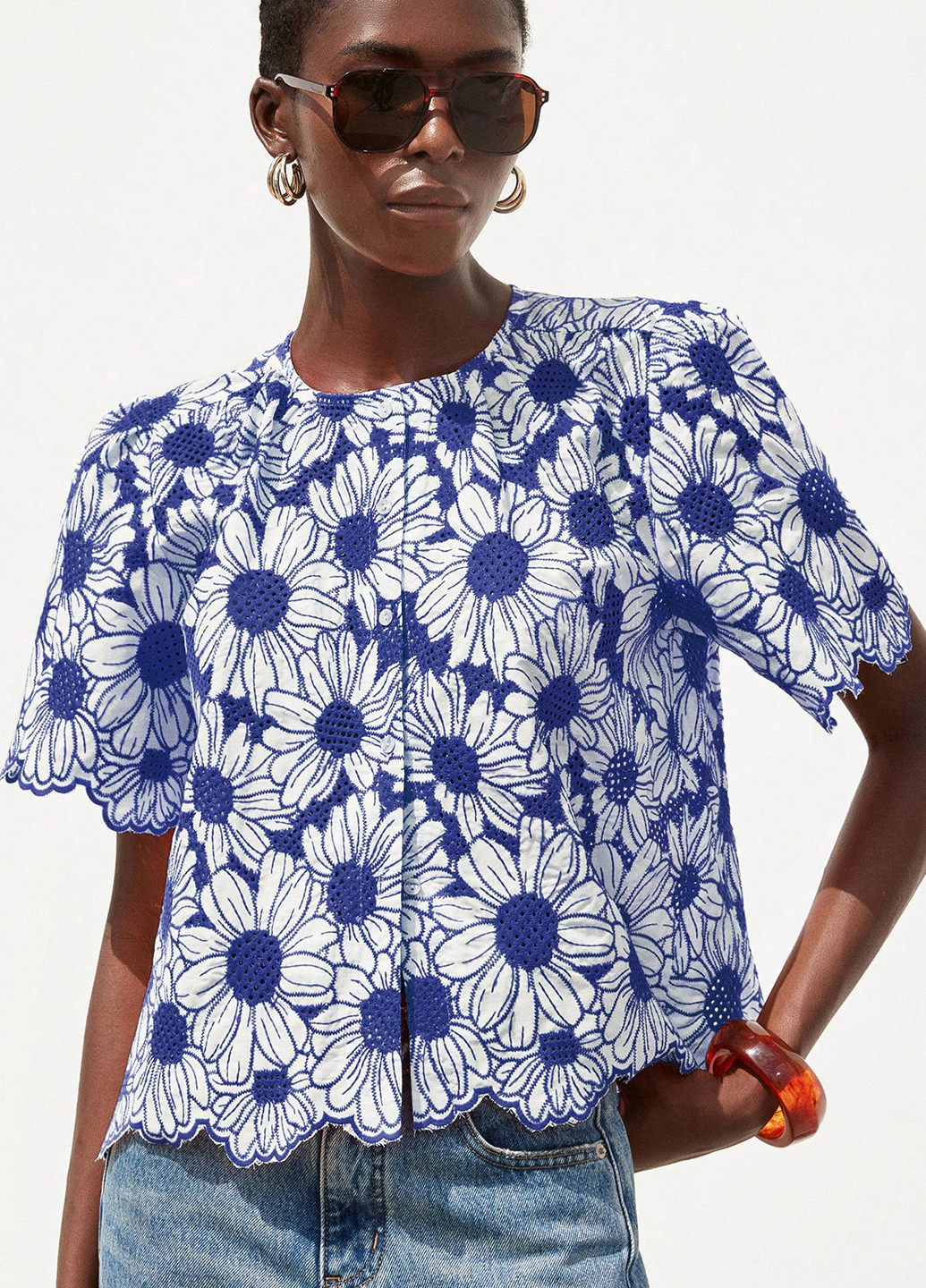 Белая блуза SHEIN