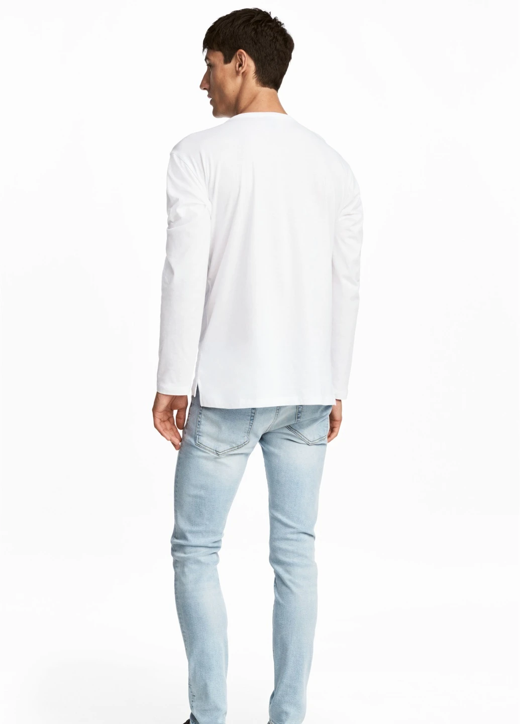 Голубые джинси,блакитний, H&M