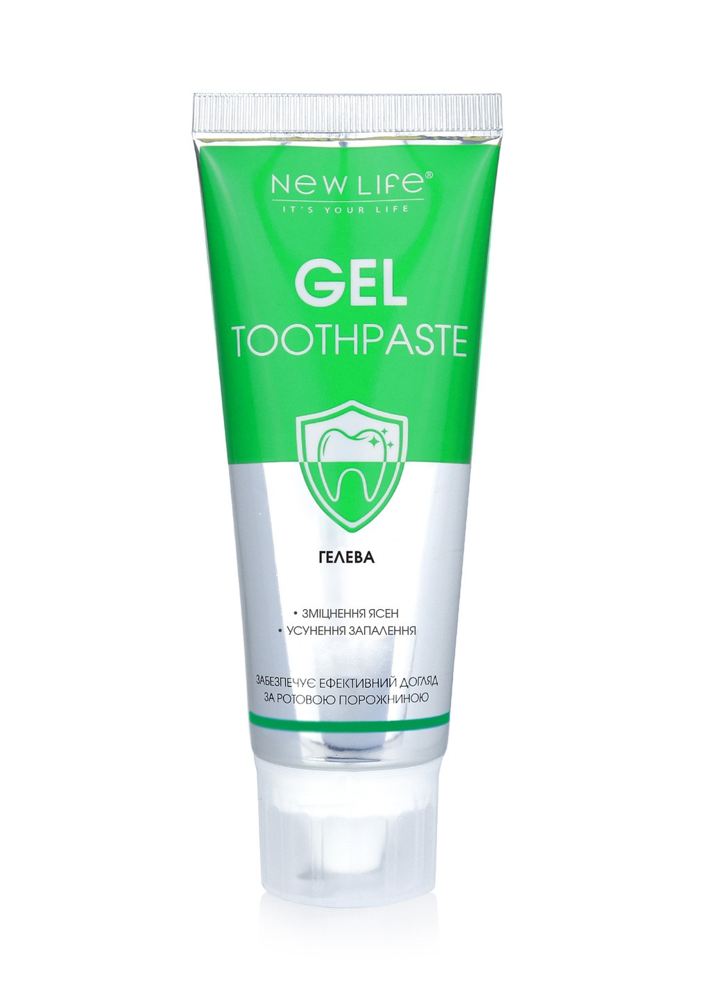 Зубная паста Gel Toothpaste гелевая 75 ml New LIFE (252410752)