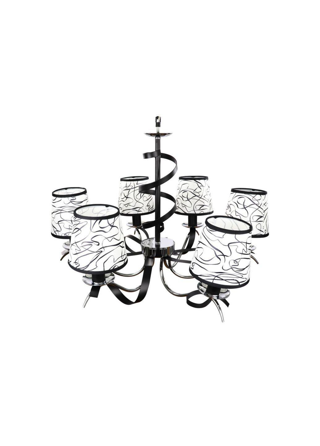 Люстра потолочная подвесная на 6 лампочек 6503/6 Черный 50х65х65 см. Sunnysky (253122269)