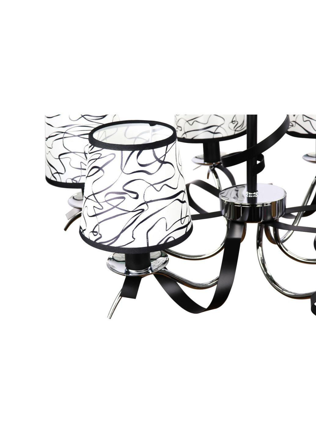 Люстра потолочная подвесная на 6 лампочек 6503/6 Черный 50х65х65 см. Sunnysky (253122269)