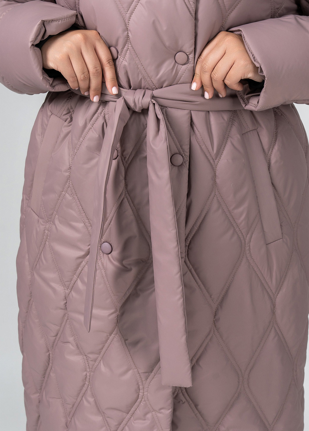 Темно-бежеве демісезонне Пальто двобортне A'll Posa