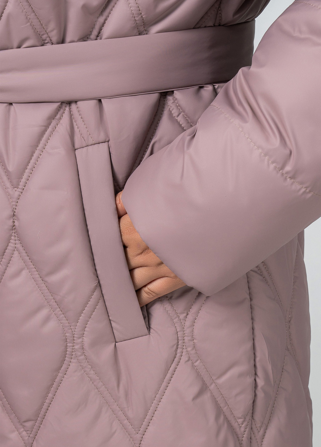 Темно-бежеве демісезонне Пальто двобортне A'll Posa