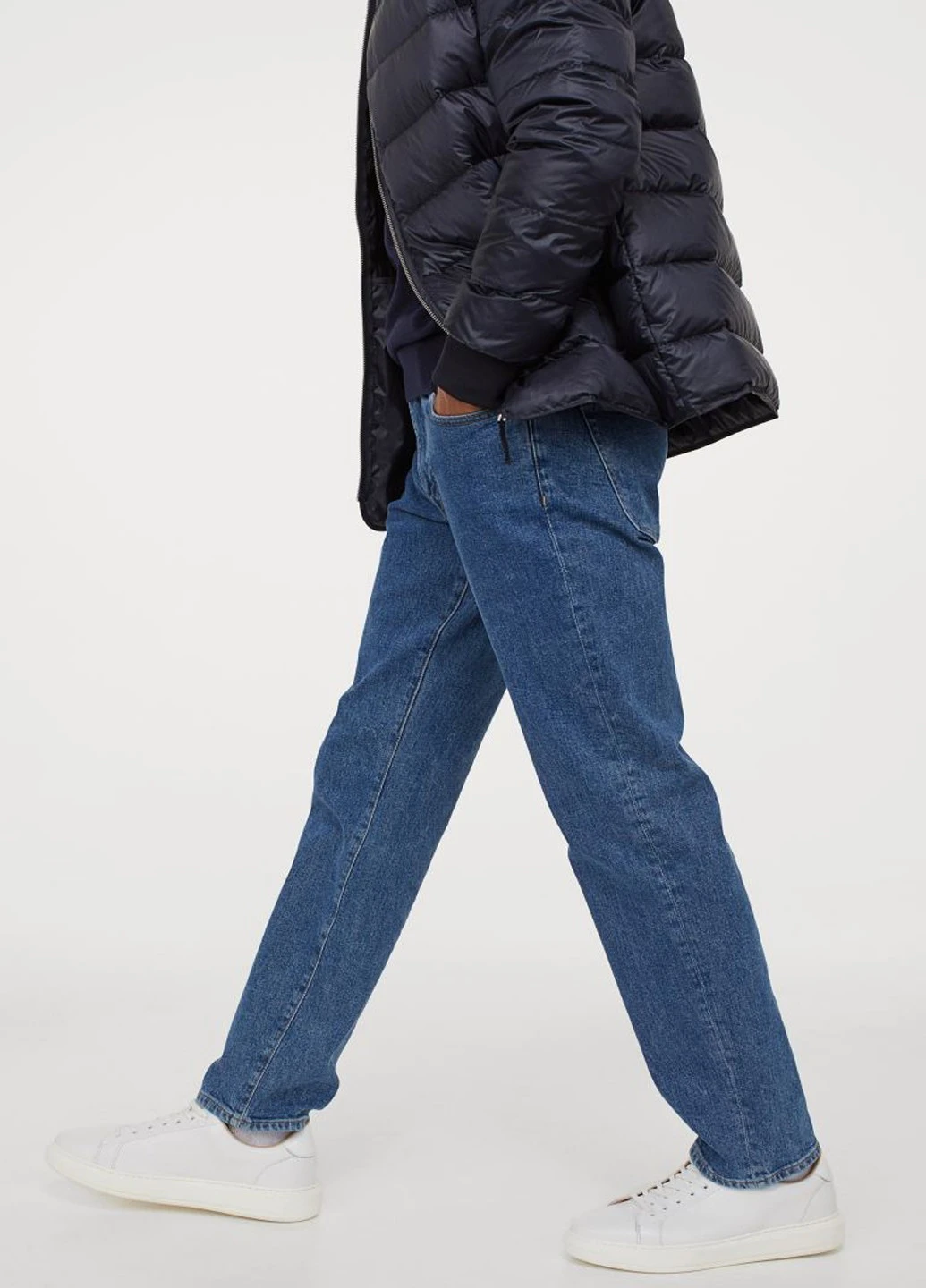Синие демисезонные джинсы H&M