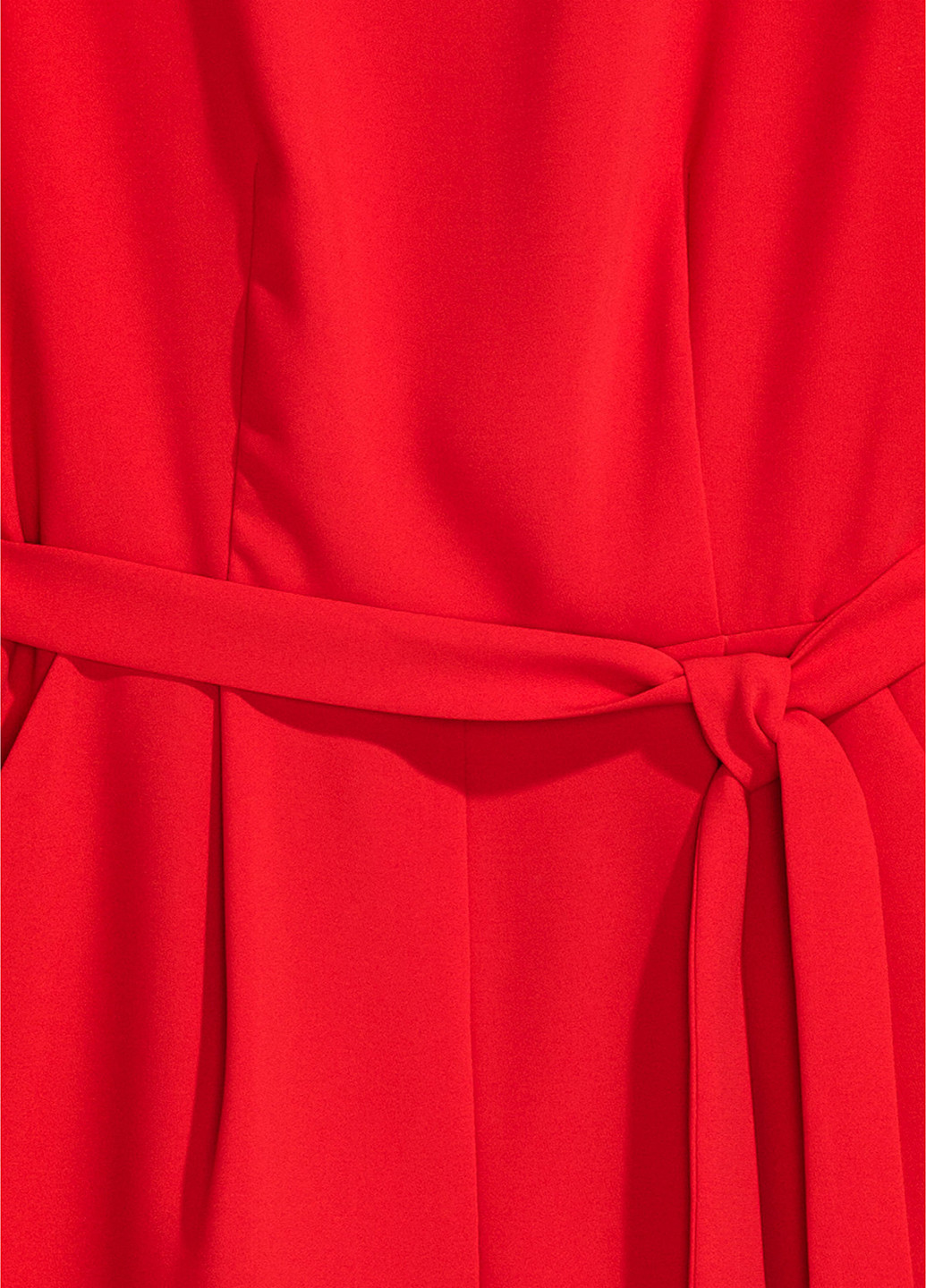 Комбинезон H&M комбинезон-шорты красный кэжуал