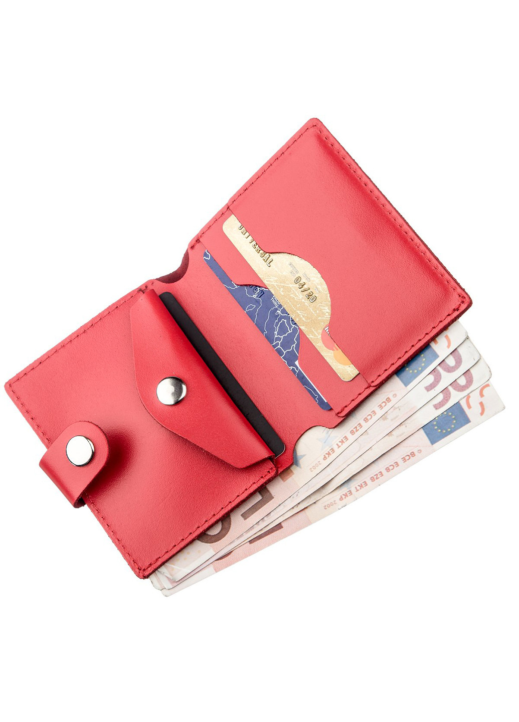 Жіночий шкіряний гаманець 10х8,5х1 см Shvigel (229459858)