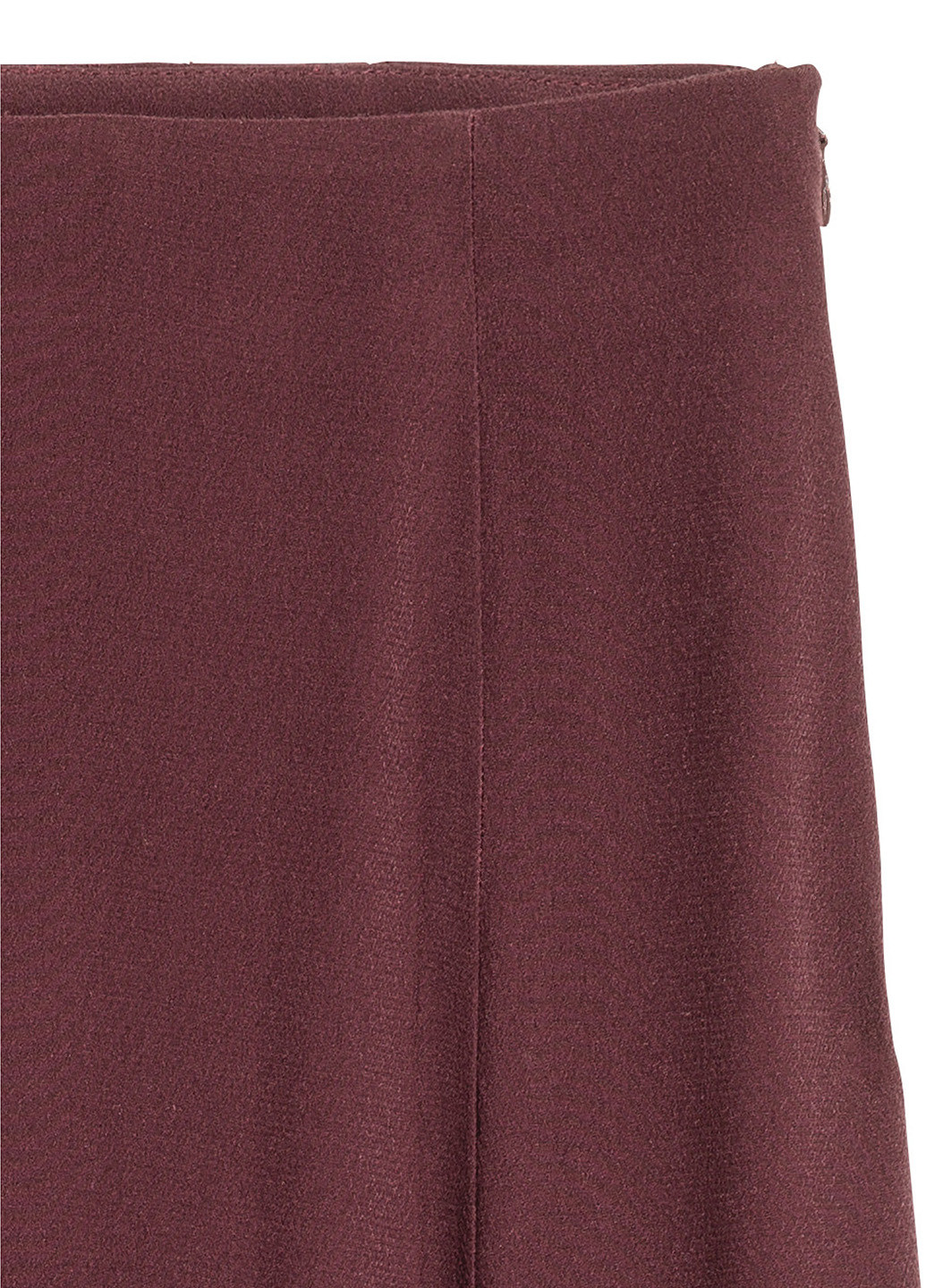 Бордовая кэжуал юбка H&M