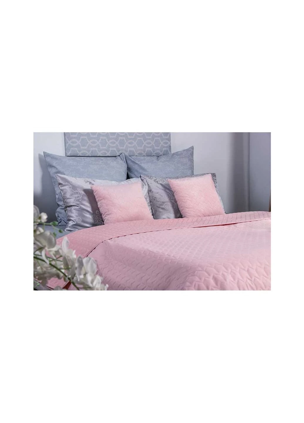 Покривало двостороннє декоративне Velour Rose 180х220 см (340.55_Rose) Руно (254082903)