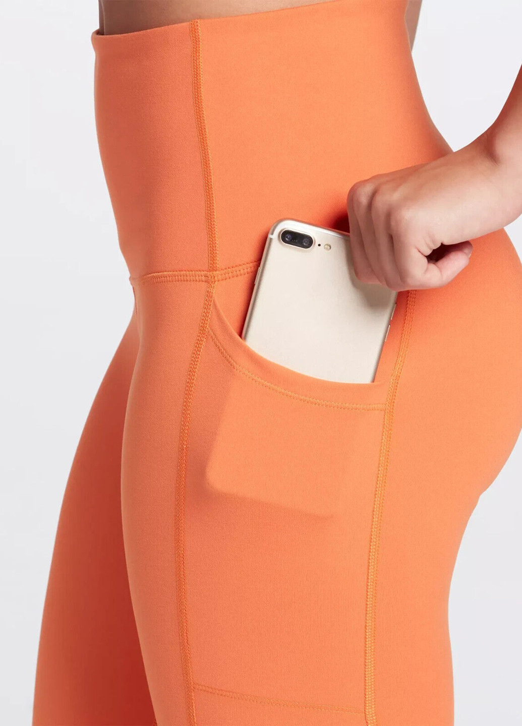 Светло-оранжевые демисезонные леггинсы DSG