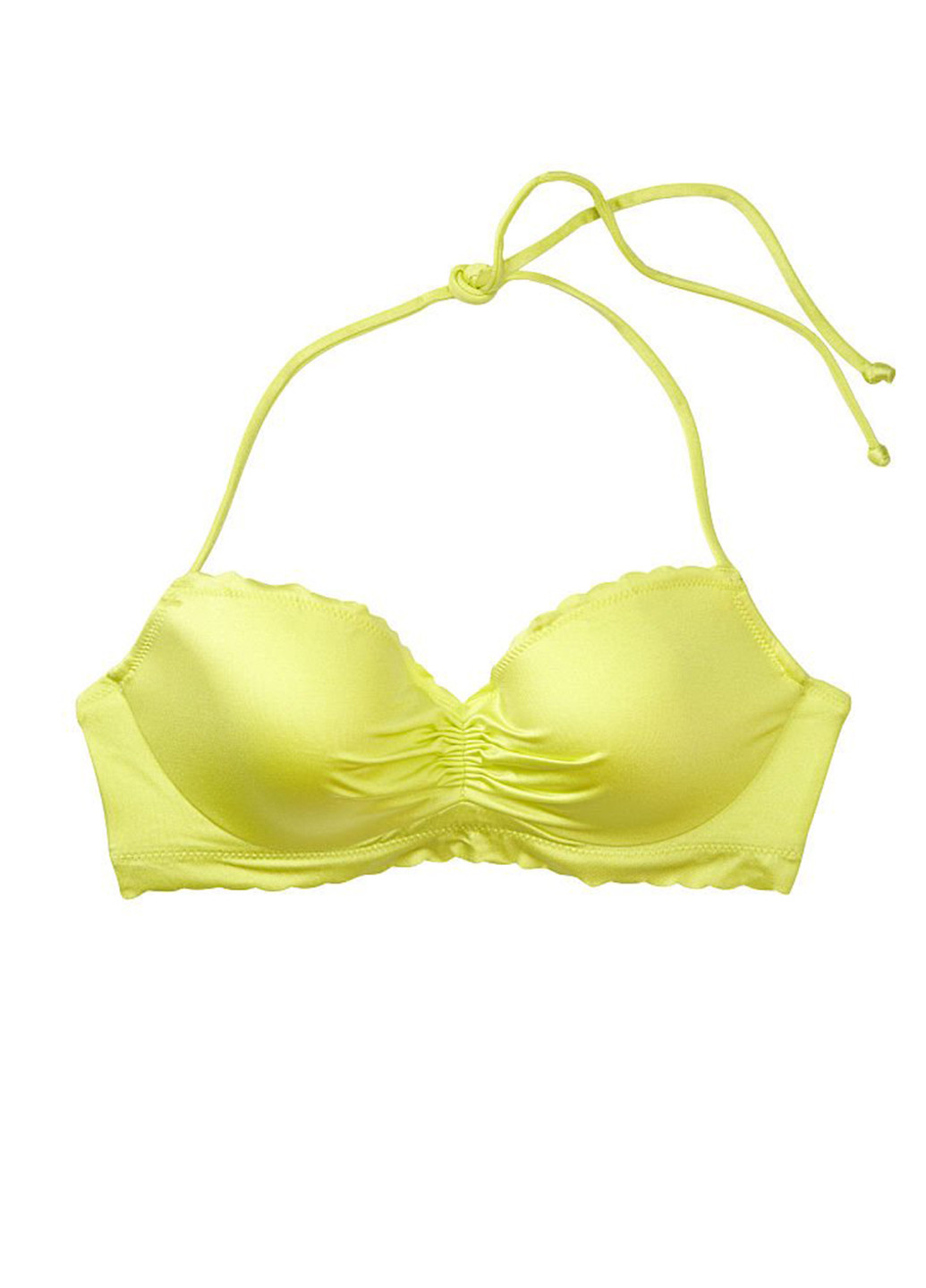 Желтый летний купальник (лиф, трусы) раздельный Victoria's Secret