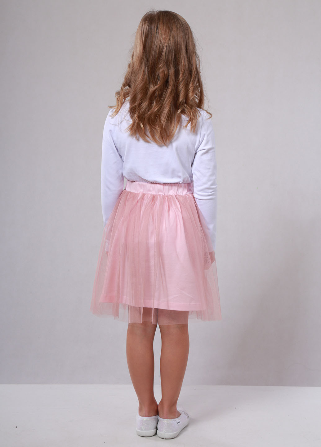 Розово-лиловая кэжуал однотонная юбка Vidoli мини