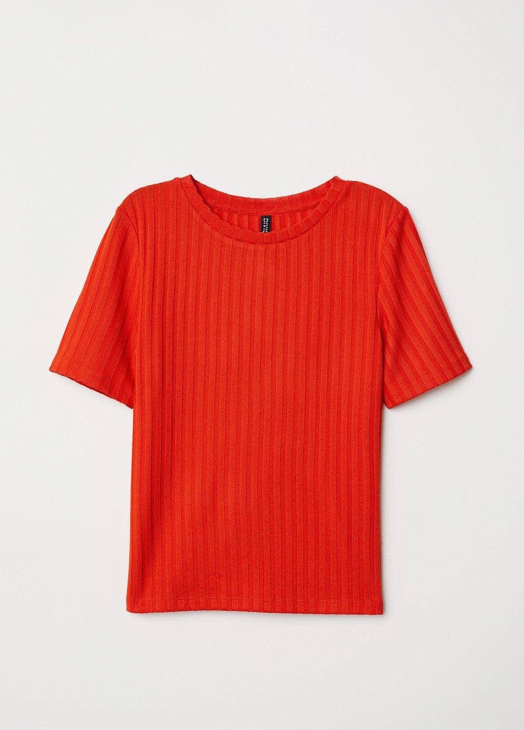 Оранжевая летняя футболка H&M