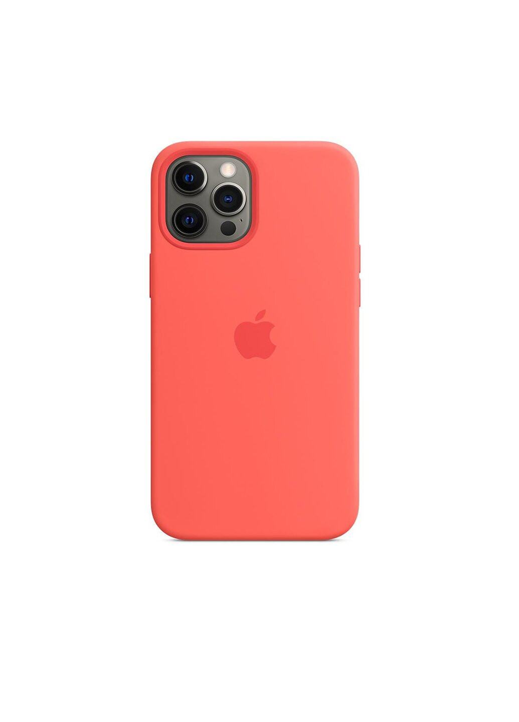 Чохол силіконовий soft-touch Silicone case для iPhone 12 Pro Max рожевий Pink Citrus Apple (220821772)