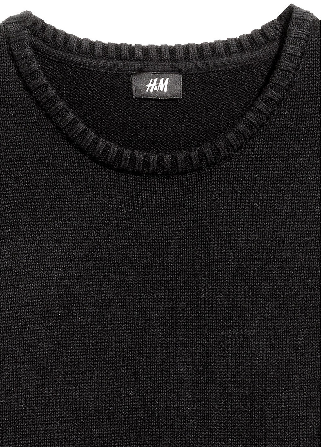 Черный зимний джемпер джемпер H&M